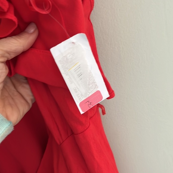 NWT Willow and Clay red wrap dress size Small - Picture 8 of 8